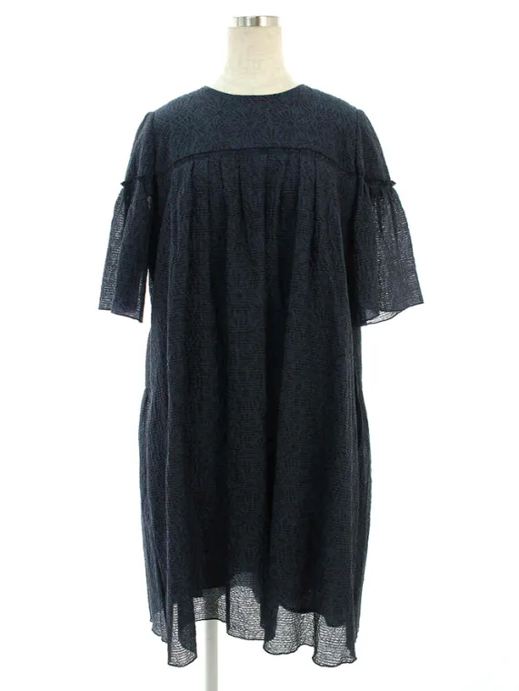 フォクシーニューヨーク collection ワンピース Daisy Fit Coupe gathered Dress 36615 2017年 ネイビー買取実績 | 東京都世田谷区
