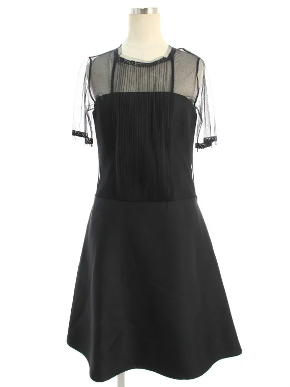 フォクシーブティック ワンピース 37607 silklace dress 2018年 ブラック買取参考価格 | 千葉県船橋市