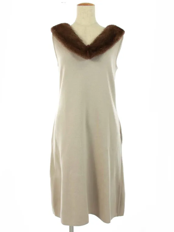 フォクシーブティック ワンピース 37071 プリンセスエル ミンクファー 2017年 ベージュ買取実績 | 東京都中央区