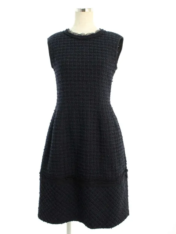 フォクシーブティック ワンピース 36800 Dress ツイード 2017年 ミッドナイトブルー買取実績 | 東京都目黒区
