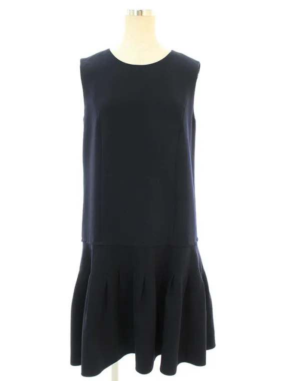 フォクシーブティック ワンピース Dropped Waist Pintuck Dress 36745 2017年 ミッドナイトブルー買取参考価格 | 香川県高松市
