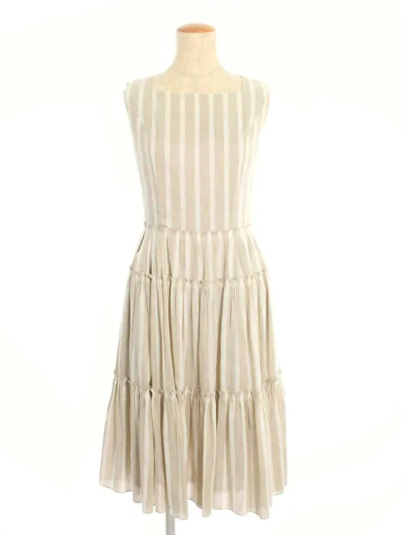フォクシーブティック ワンピース 39740 Linen Tiered 2019年 ナチュラル買取実績 | 東京都新宿区