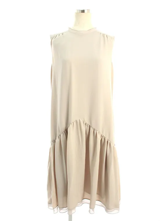 フォクシーブティック ワンピース 39751 Dress SHALIMAR 2019年 ベージュグレー買取実績 | 大阪府豊中市