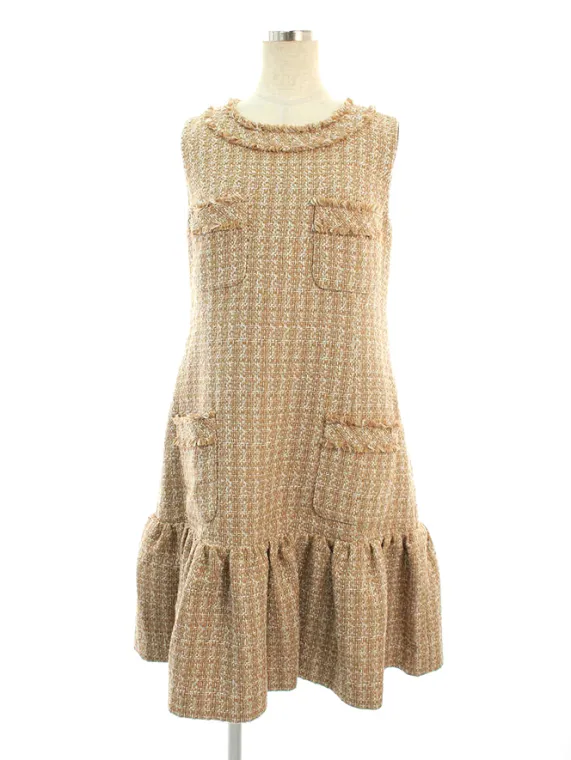 フォクシーブティック ワンピース 38986 Dress ツイード 2018年 ブラウン買取参考価格 | 大阪市浪速区