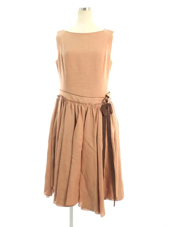フォクシーブティック ワンピース 39513 Dress Linen 2019年 ブラウン買取参考価格 | 大阪市浪速区