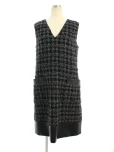 フォクシーブティックワンピース 40431 Dress Back Leather Tweed 2019年 ブラックブラックの参考買取価格
