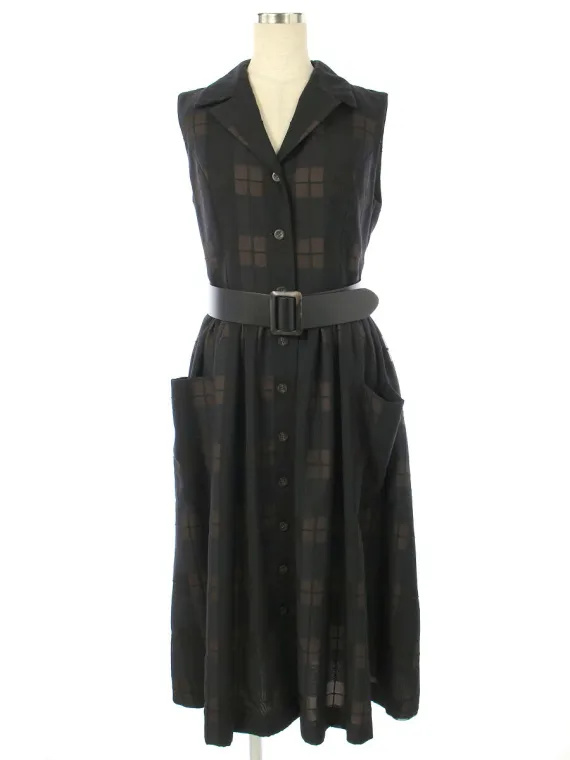 フォクシーブティック ワンピース 40141Dress Cool Plaid ベルト付き 2019年 ブラウン買取実績 | 神戸市東灘区
