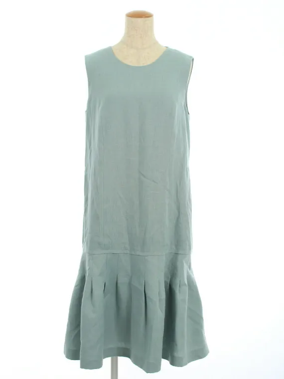 フォクシーブティック ワンピース 37925 DROPPED WAIST PINTUCK DRESS 2018年 ブルー買取参考価格 | 兵庫県宝塚市