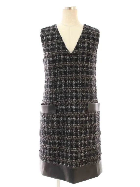 フォクシーブティック ワンピース 40431 dress ツイード 2019年 グレー買取実績 | 堺市堺区