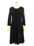 フォクシーブティックワンピース 37107 Knit Dress Calla Lily 2017年 ブラックブラックの参考買取価格