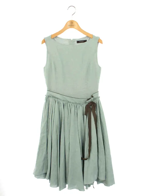 フォクシーブティック ワンピース 39513 Dress Linen 2019年 グリーン買取参考価格 | 大阪市中央区