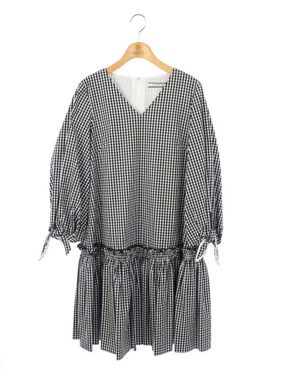 フォクシーブティック ワンピース 40086 コットンBLEND ギンガムチェック 2019年 ブラック買取参考価格 | 兵庫県西宮市