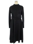 ルネ(Rene)ワンピース チェック 切替 6042370 2020年 ブラックの参考買取価格