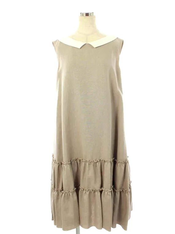 ルネ(Rene) ワンピース Washable Linen Tiered Dress 6026820 2020年 ホワイト買取参考価格 | 福岡市博多区