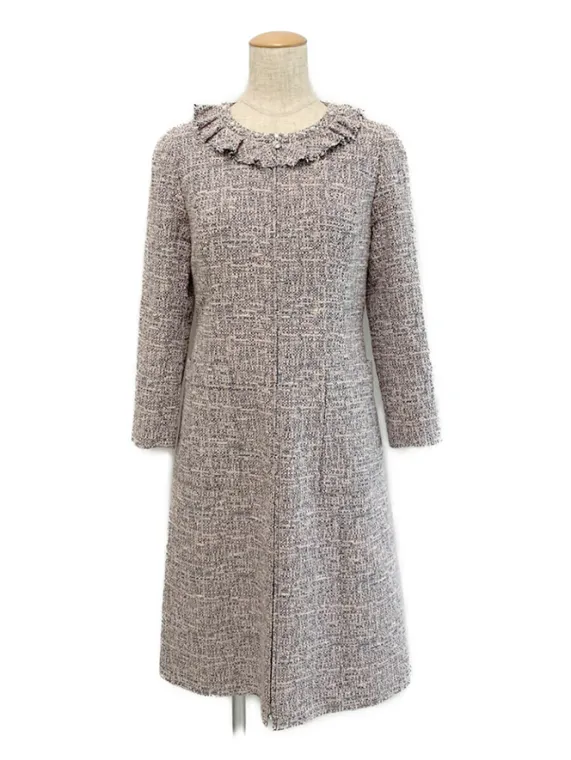 ルネ(Rene) スワロフスキーWジップ ツイードワンピース 6236350 2022年 ネイビー買取参考価格 | 川崎市川崎区