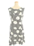 ルネ(Rene)ワンピース フラワーモチーフ ストライプ 6826220 2018年 ブラックの参考買取価格