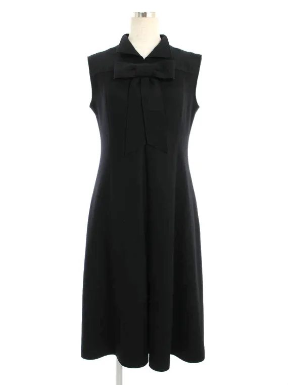 ルネ(Rene) ワンピース ウール コサージュ付き 5947060 2019年 ブラック買取参考価格 | 大阪府大東市