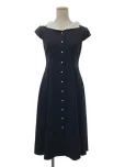 ルネ(Rene)ワンピース LIIMITED EDITION パールボタン フレア 6226831 2022年 ブラックの参考買取価格