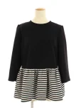 ボーダーズアットバルコニーチュニック 22SS TWILL PEPLUM TOP BD2021-3N-67 2022年 ブラックの参考買取価格