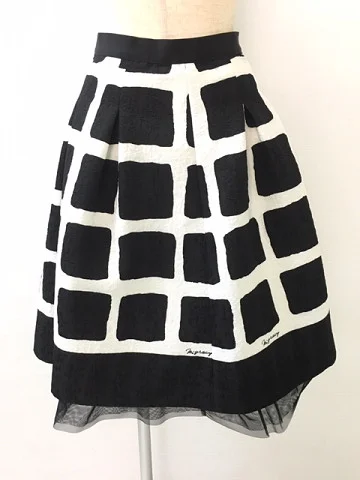 エムズグレイシー Monotone Check Skirt スカート 917116買取参考価格 | 名古屋市北区
