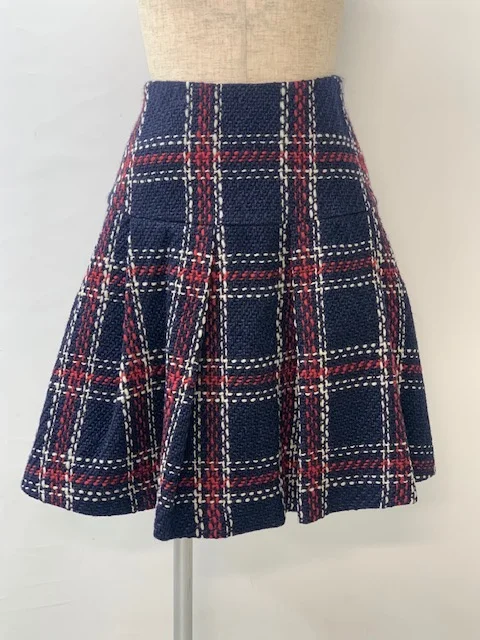 エムズグレイシー スカート 2018年 Trad Check Skirt 817551 レッド/ホワイト買取参考価格 | 大分県中津市