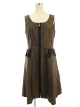 エムズグレイシーワンピース Monogram Jumper Skirt 811505 2018年ブラウンの参考買取価格