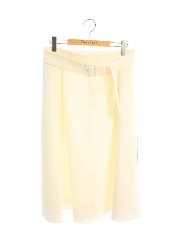 フォクシーニューヨーク スカート 41012 skirt ベルト付き 2020年 ホワイト買取参考価格 | 東京都大田区