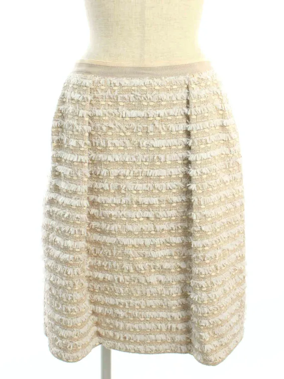 フォクシーブティック スカート 40736 Tweed Skirt 2020年 ベージュ買取実績 | 兵庫県西宮市