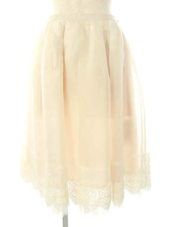 フォクシーブティック スカート Skirt Garland 38469 2018年 オイスターベージュ買取参考価格 | 浜松市中央区