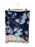 レオナールスカート 花柄 シルク ネイビーの参考買取価格