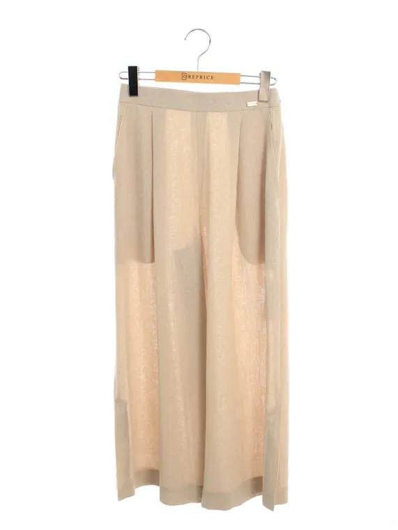 フォクシーブティック パンツ 40734 Washable Wide Pants 2020年 ナチュラル買取実績 | 東京都中央区