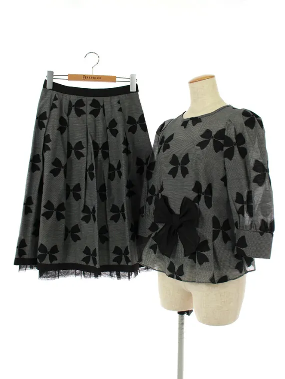 エムズグレイシー セットアップ Ribbon Jacquard YB-010301 EA-017301 2020年 グレー買取参考価格 | 大阪府東大阪市