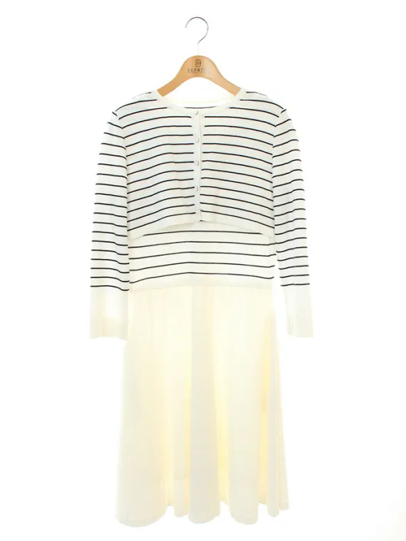 フォクシーブティック ワンピーススーツ Knit Suit Riviera 35618 2016年 ネイビー買取実績 | 神奈川県藤沢市