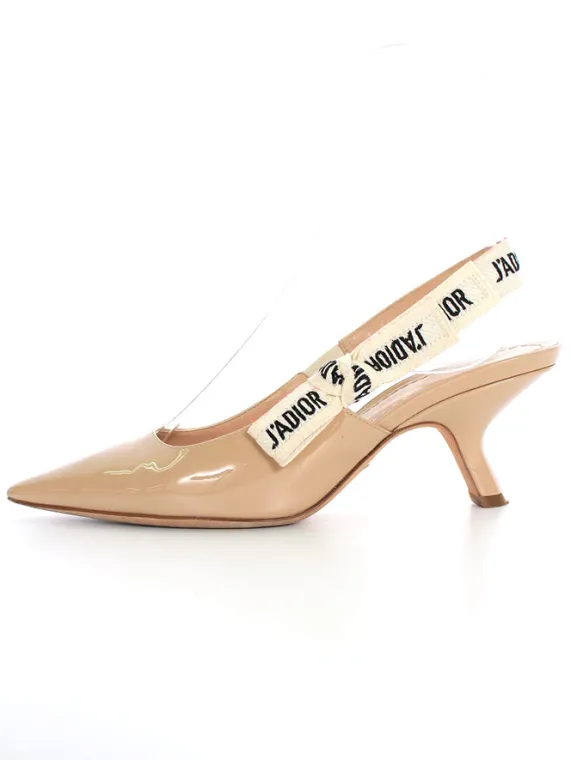 クリスチャンディオール パンプス J’ADIOR エナメル ベージュ買取参考価格 | 大阪市中央区