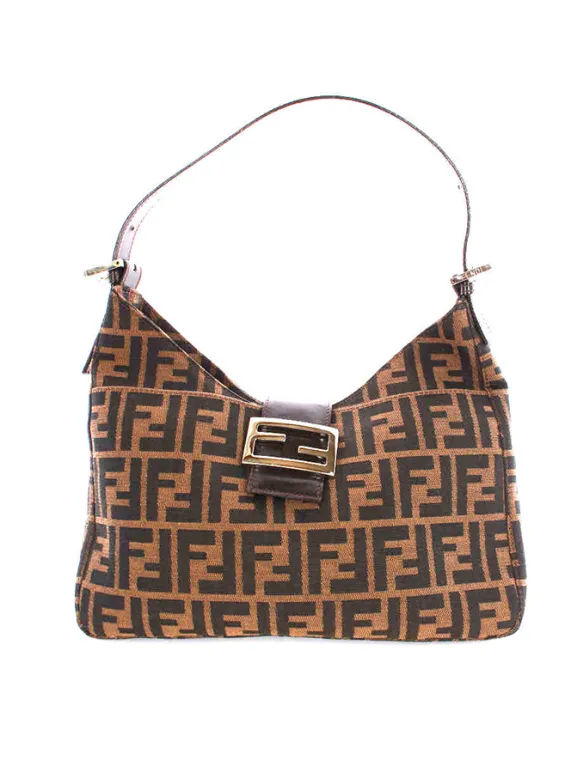 フェンディ　ズッカ柄　ショルダーバック FENDI フェンディ ズッカ柄 ショルダーバッグ キャンバス