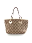 グッチGGキャンバス ハンドバッグ 120844 アイボリーの参考買取価格