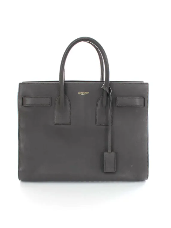 サンローラン ハンドバッグ サックドジュール 324823-B000J 2034 レザー 2WAY チャコール買取参考価格 | 福岡市中央区