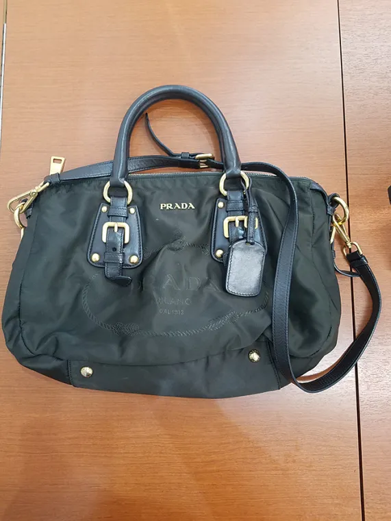 プラダ ハンドバッグ ナイロン レザー 2WAY カーキ買取参考価格 | 兵庫県尼崎市