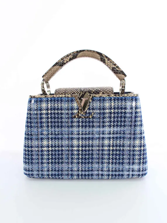 ルイヴィトン バッグ カプシーヌBB パイソン スパンコール刺繍 N97078 2020年 ブルー買取参考価格 | 東京都中央区