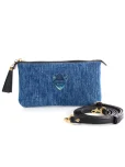 アタオショルダーバッグ booboo denim ブーブー デニム ウォレットバッグ ブルーの参考買取価格