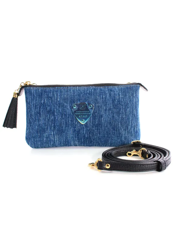 アタオ ショルダーバッグ booboo denim ブーブー デニム ウォレットバッグ ブルー買取参考価格 | 大阪府