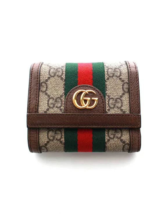 7800□GUCCI 長財布 GGキャンバス レザー レッド bc07x1 GUCCI グッチ 財布 長財布 ラウンドファスナー GGマーモント