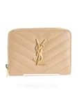サンローランMONOGRAM MATELASSE 2つ折り財布 2019年 ベージュの参考買取価格
