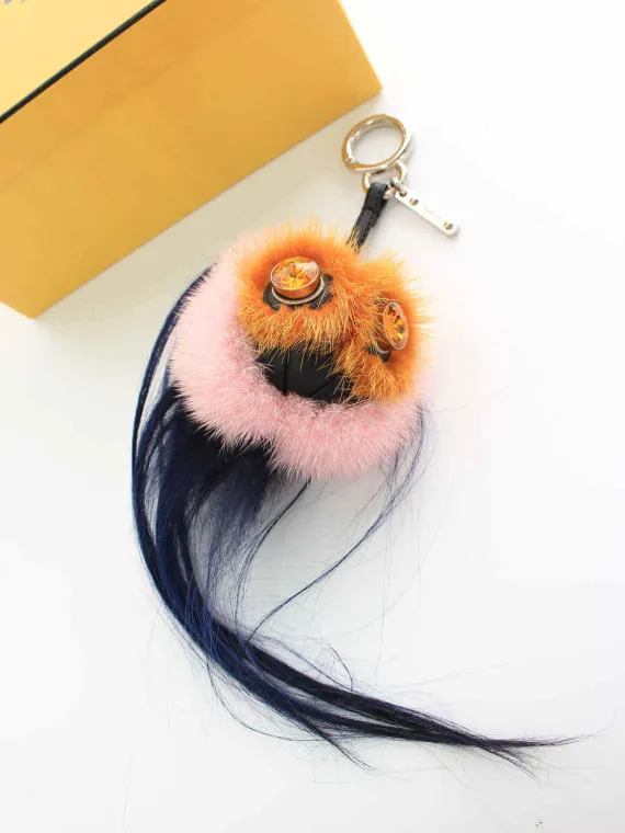 フェンディ キーホルダー JUNGLE バッグバグズ モンスター バッグチャーム 7AR466-4CN-F01E0 ブラック オレンジ買取実績 | 福岡市中央区