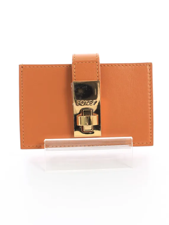フォクシーブティック 小物 40219 レザー サックスブルー カードケース ゴールド買取実績 | 大阪市阿倍野区