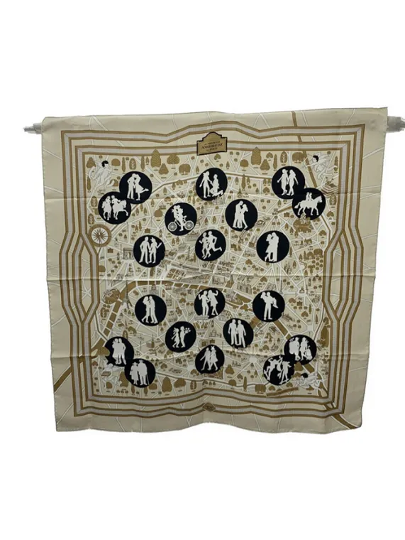 エルメス スカーフ カレ90 LES NOUVEAUX AMOUREUX DE PARIS ベージュ買取参考価格 | 神戸市東灘区