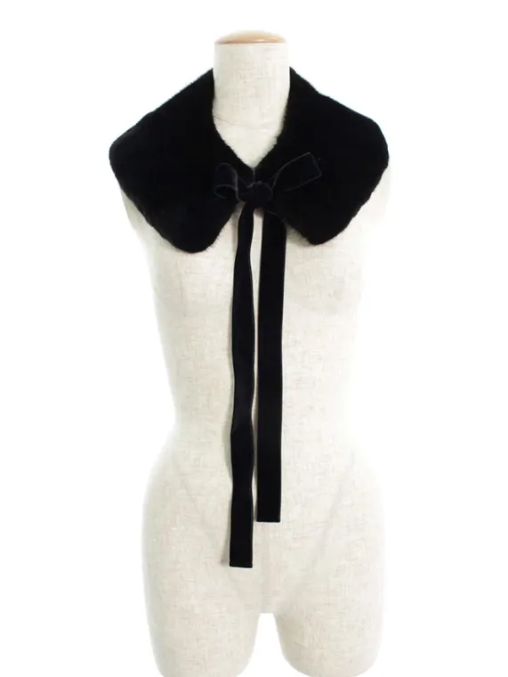 フォクシーブティック マフラー 34938 Mink Collar ミンクファー 2015年 ブラック買取参考価格 | 静岡県三島市