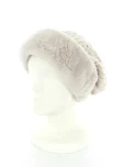 フォクシーブティックニット帽 カシミヤ ヌートリアファー Cashmere CAP 40377 オイスターベージュの参考買取価格