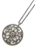 フォクシーブティックネックレス 25772 RHINESTONE NECKLACE シルバーの参考買取価格