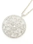 フォクシーブティックネックレス RHINESTONE NECKLACE 25772 シルバーの参考買取価格